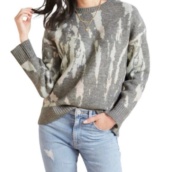 Rails Virgo Long Sleeve Pullover Sweater Gra Women's Size Medium NWT